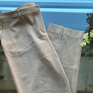 St John's Dress Straight Leg Tan Slacks - Size 12